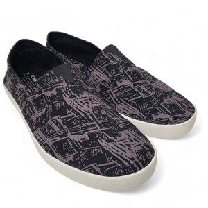 Toms Avalon Sneaker Men's Scratch Pattern SlipOn Casual Everyday Comfort Shoe 13